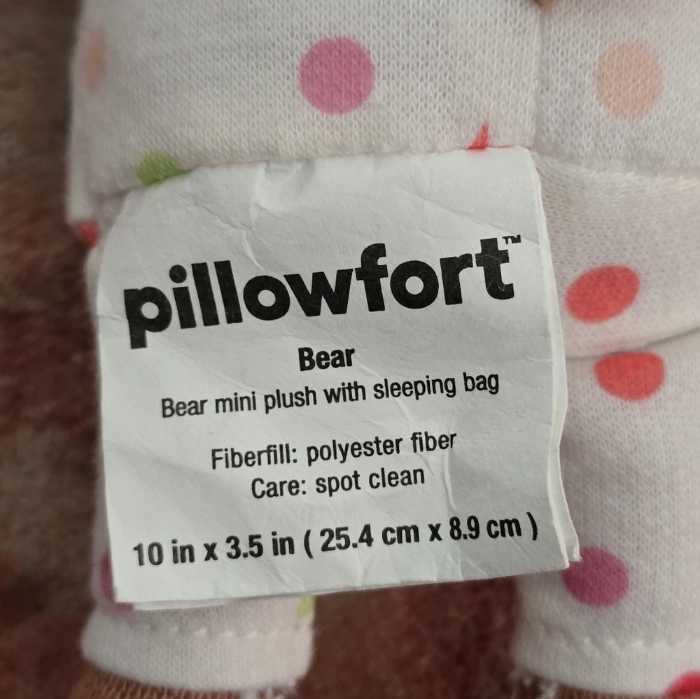 Pillowfort Brown Teddy Bear with Colorful Star Outfit - Picture 3 of 3